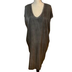 AQC Clothing Julia Grey Silk Sleeveless Dress Sz-4/6